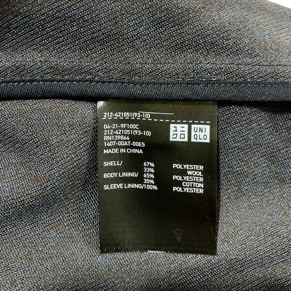 Uniqlo U Women U Trench Coat in dark blue, size S - Picture 4 of 10